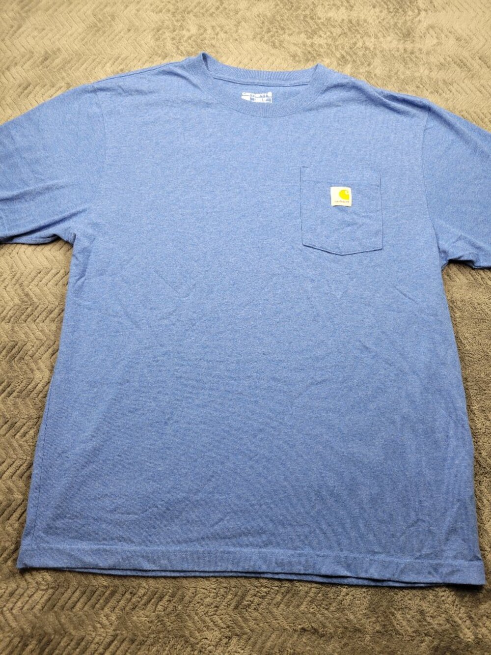 Carhartt mens shirt size large blue good condition